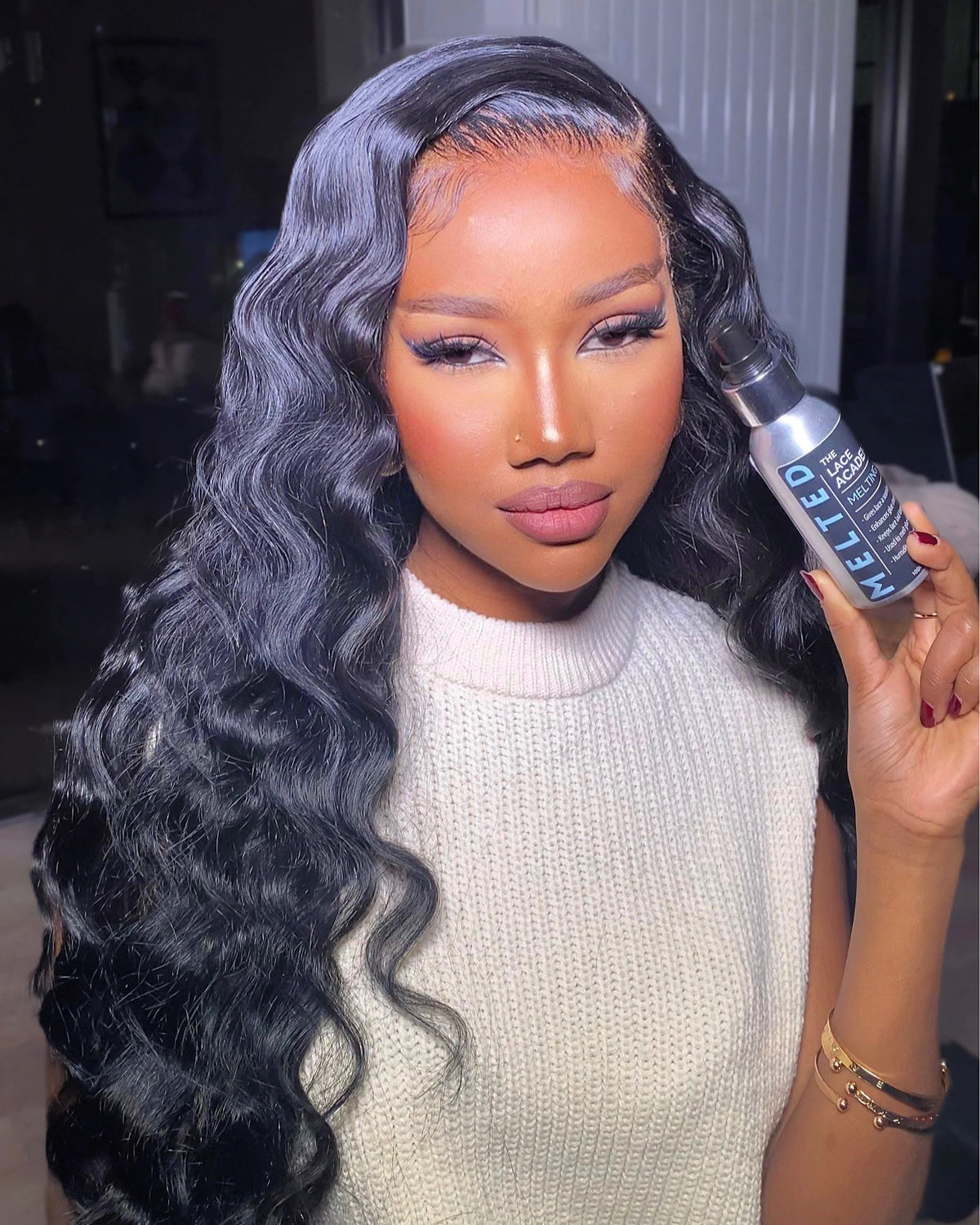 MELTED - LACE MELTING SPRAY – Chia V Hair